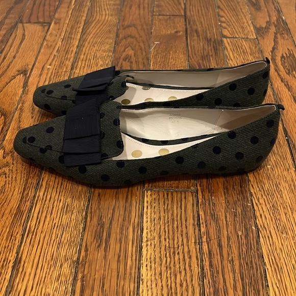 BODEN Geraldine Flats Polka Dots Bow Womens Size 11 - Picture 4 of 8